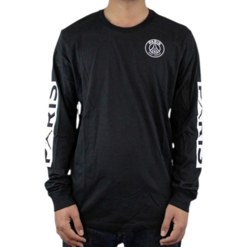 Air Jordan Paris  Black Long Sleeve Tee Sz.XXL EUC.